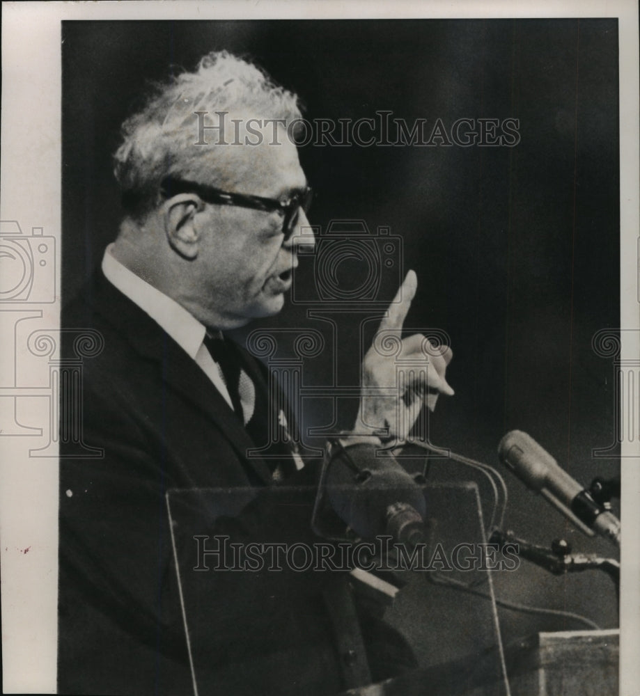 1964 Press Photo Senator Everett M. Dirksen at Republican national convention- Historic Images