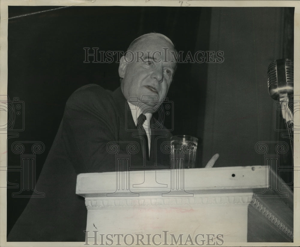 1948 Press Photo Major General William J. Donovan, Milwaukee Wisconsin- Historic Images