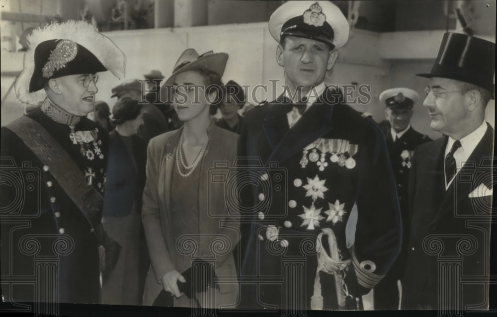 1939 Press Photo Crown Prince Frederick and Princess Ingrid Visit United States