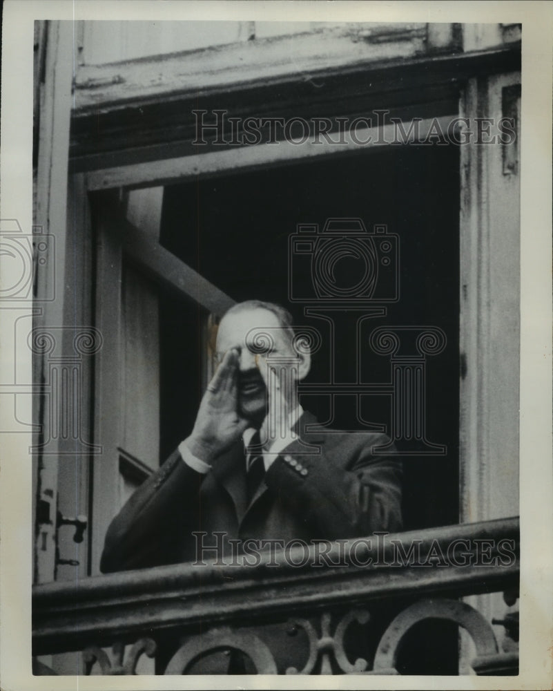 1963 Press Photo Denmark&#39;s King Frederik at royal palace in Copenhagen- Historic Images