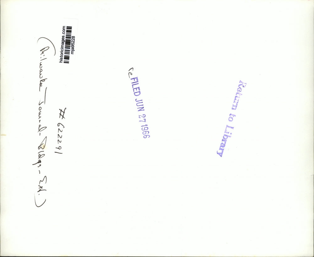 1966 Press Photo The Milwaukee Journal Buildings Exterior - mja95228