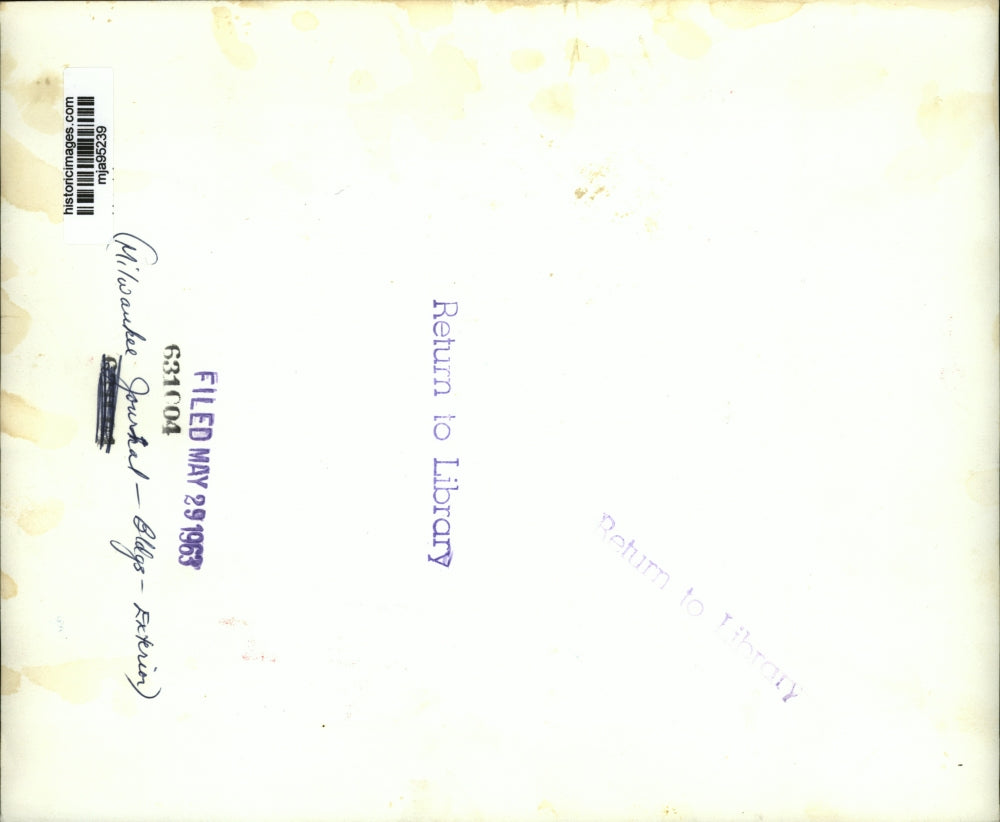 1963 Press Photo Milwaukee Journal Building - mja95239