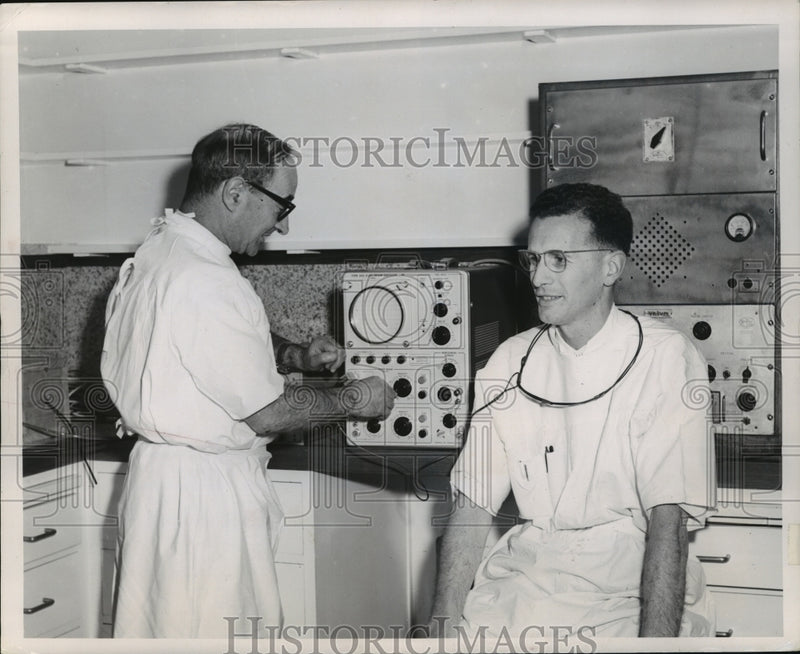 Load image into Gallery viewer, 1964 Press Photo Orthodontics Professors at Melbourne University in Australia
