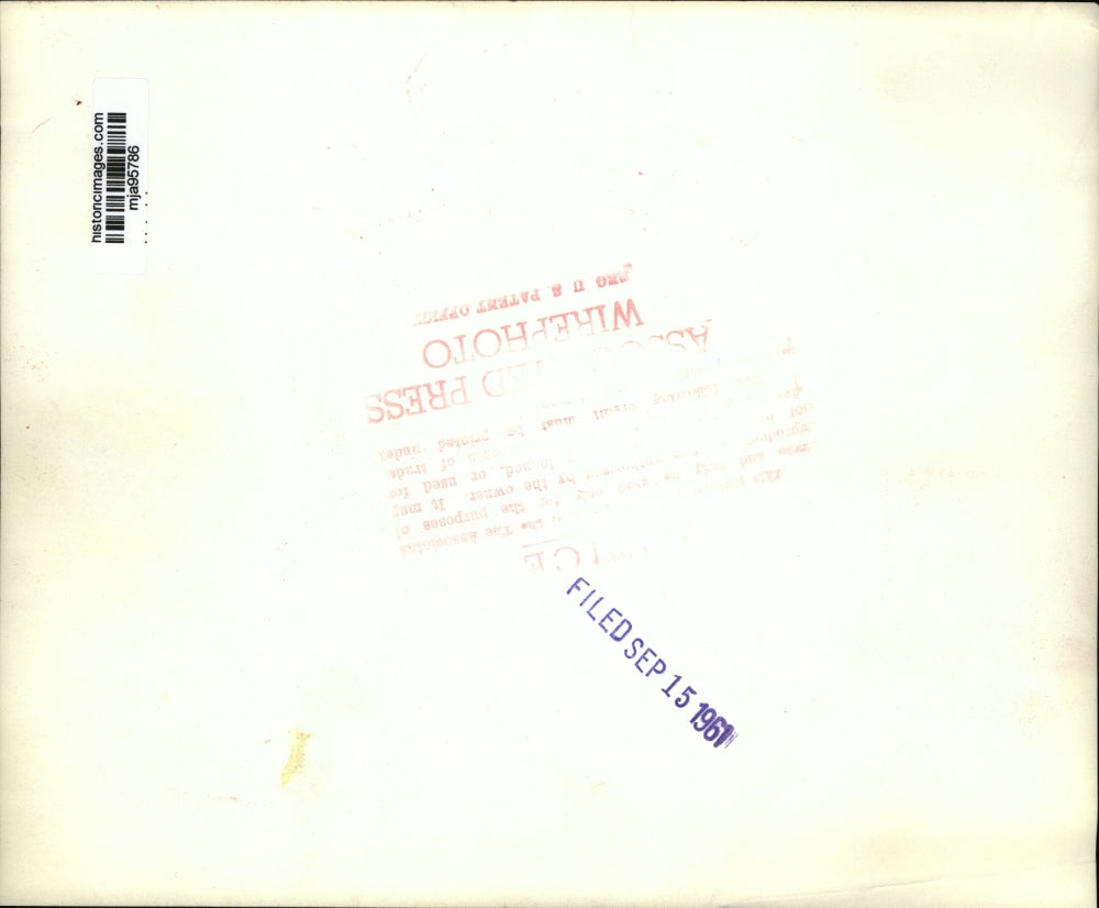 1961 Press Photo Dean Rusk and Maurice Couve de Murville meeting in Washington