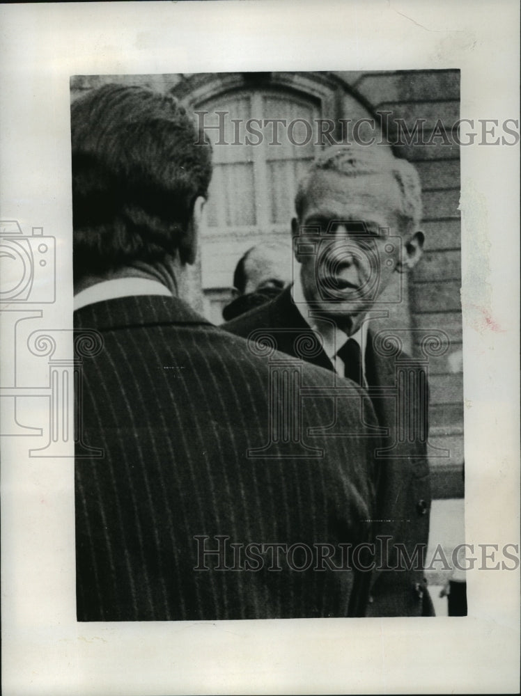 1968 Press Photo Maurice Couve De Murville The French Premier - mja97014- Historic Images