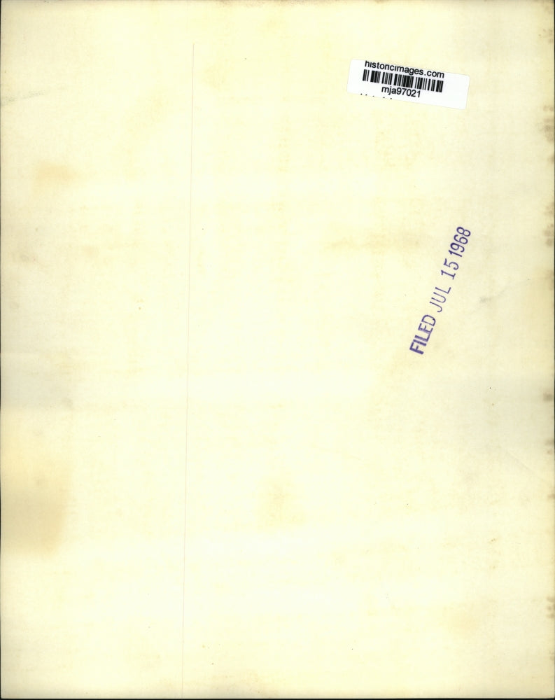 1968 Press Photo Maurice Couve de Murville & Georges Pomoidou at Hotel Matignon