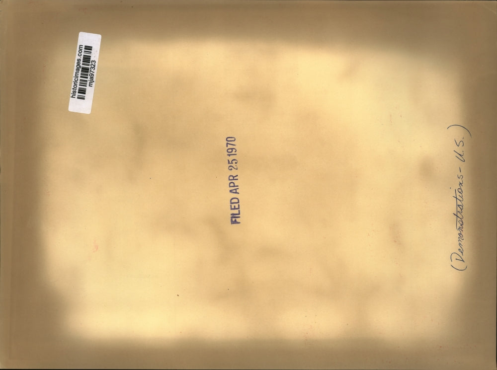 1970 Press Photo Reverend McIntire "Marches for Victory" for Vietnam, D.C.