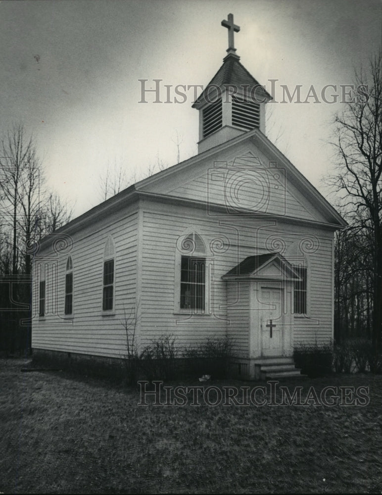 1975 Press Photo St. Peter&#39;s Cathedral in St. Francis Seminary ground, Wisconsin- Historic Images