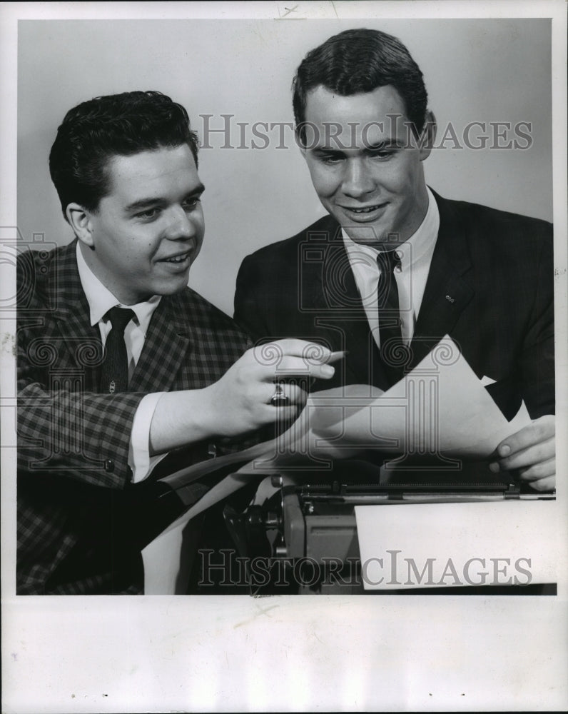 1964 Press Photo Funambulists Inc. Executives John Leitner and Douglas Sharpe