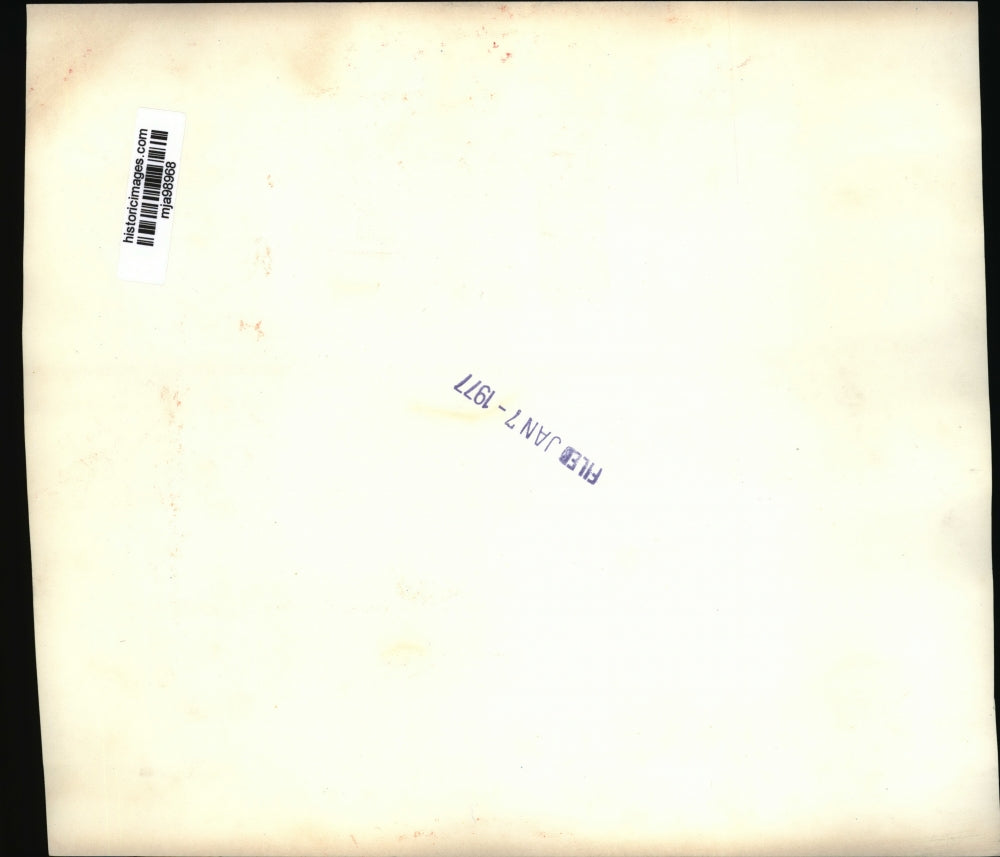 1976 Press Photo Rev. Bruce Edwards and wife with press at Plains Baptist Church