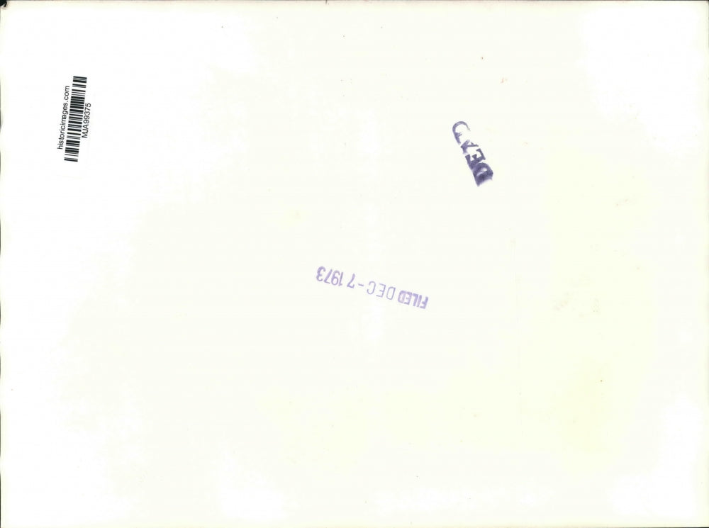 1973 Press Photo Washington D.C. airport, General Dwight D. Eisenhower and wife.