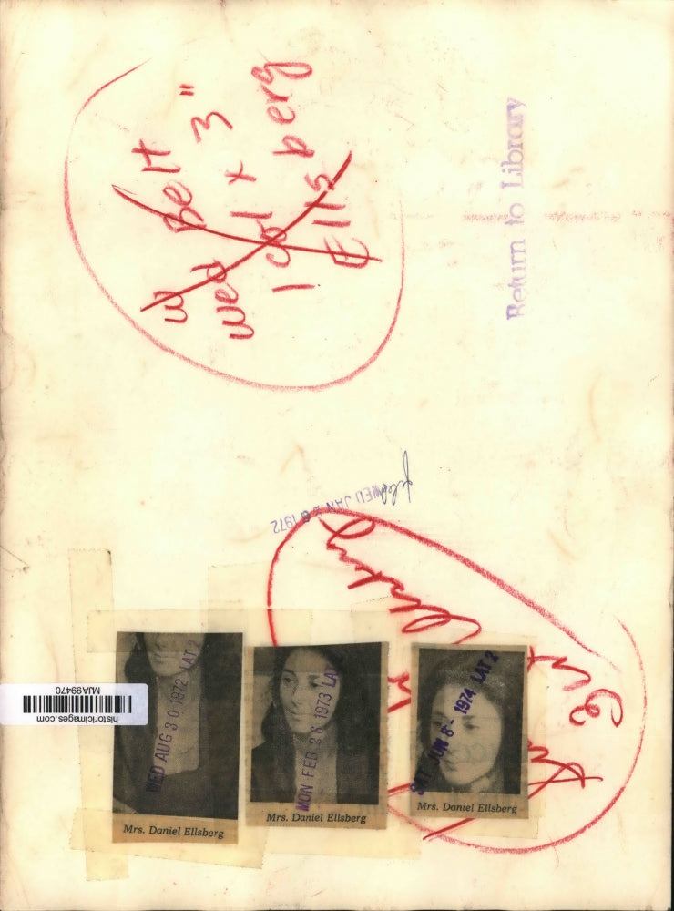 1972 Press Photo Dr. Daniel Ellsberg and Wife Denies Stealing Pentagon Papers