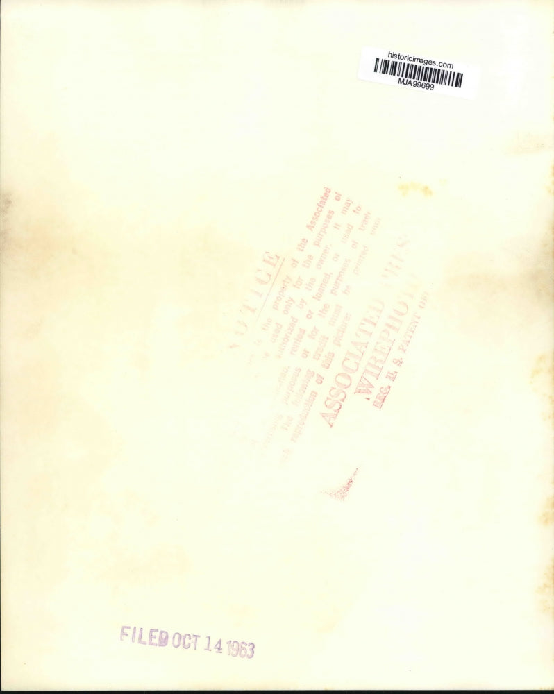 1963 Press Photo Accused Russian Spy Ivan D. Egorov after Court Apperance