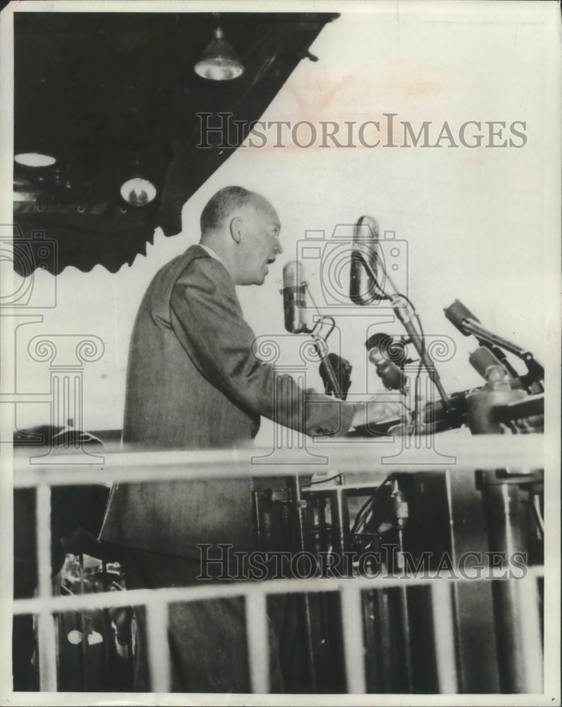 1952 Press Photo President Eisenhower in his First Election Campaign