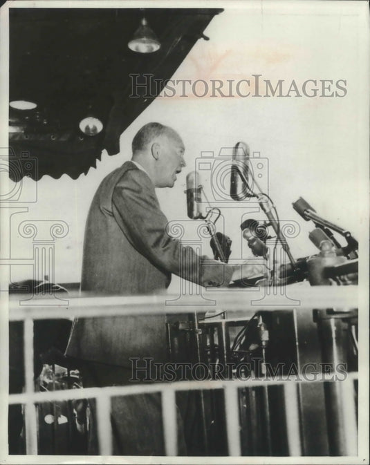 1952 Press Photo President Eisenhower in his First Election Campaign