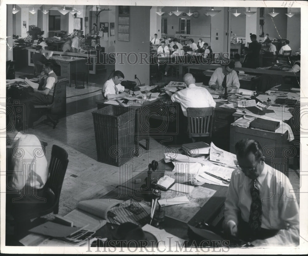 1949 Press Photo Milwaukee Journal News Department - mjb00015- Historic Images