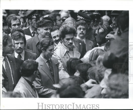  Press Photo Prince Charles visits Chicago on a trip to the U.S.- Historic Images