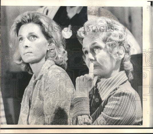 1972 Press Photo Barbara Eagleton and Eleanor McGovern in Custer, South Dakota