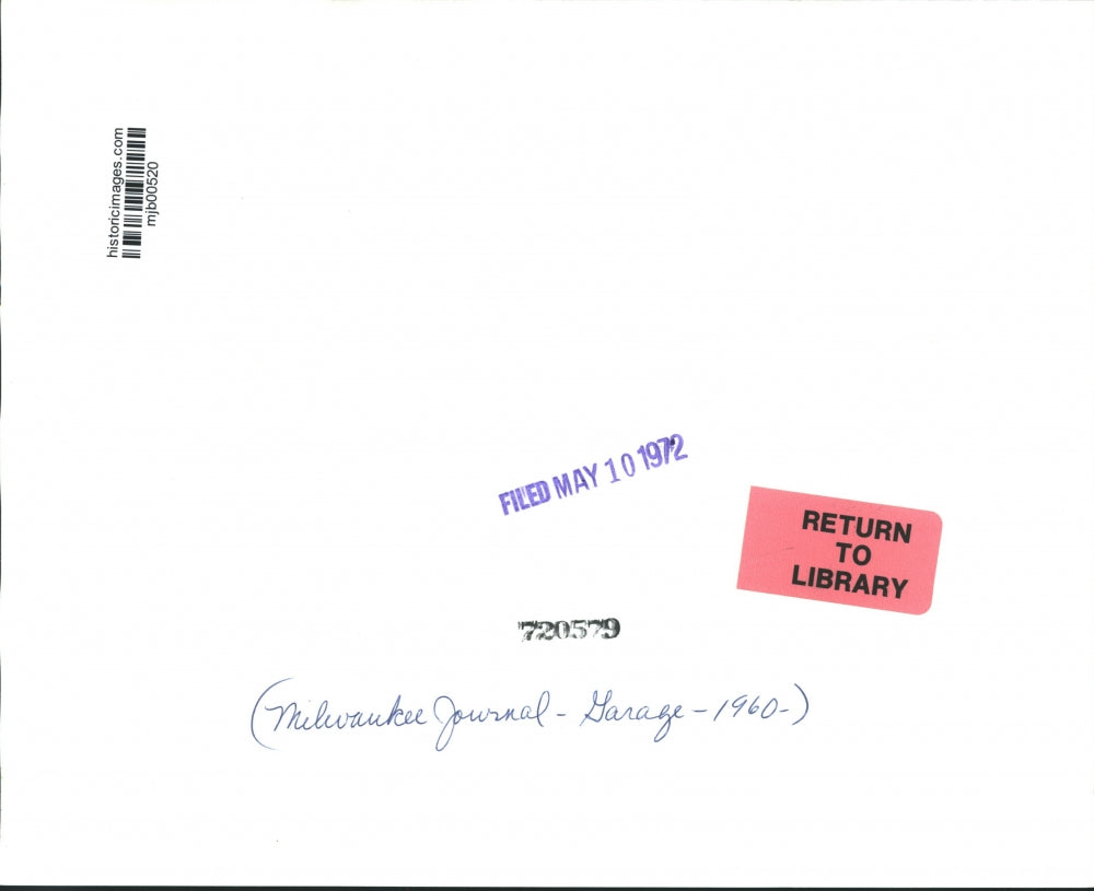 1972 Press Photo Mechanic Looking At Train Part In Need of Repair, 1960s