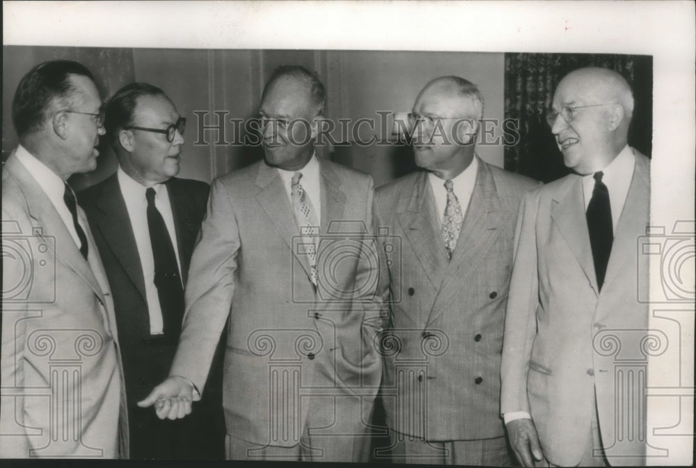 1952 Press Photo Eisenhower Brothers- Historic Images