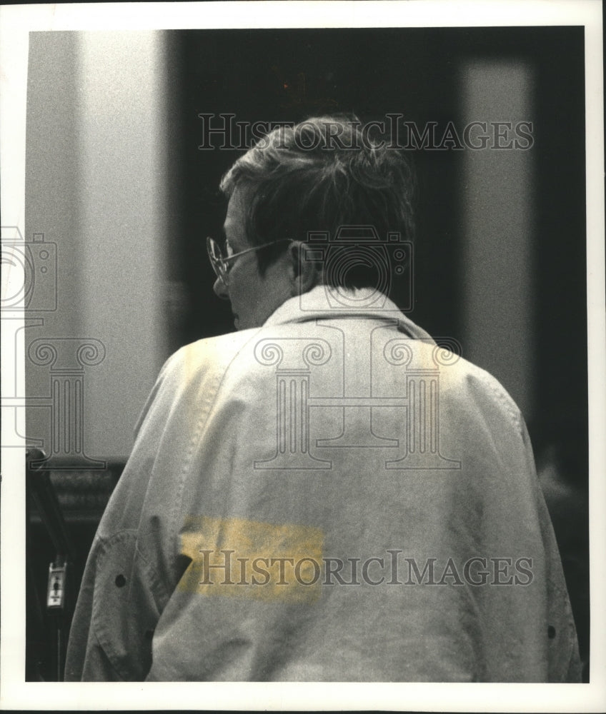 1992 Press Photo Jerry Lu Epstein charged with killing her former son-in-law- Historic Images