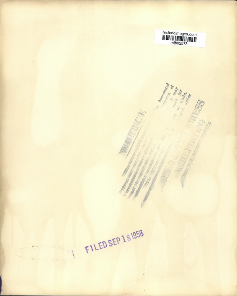 1956 Press Photo of President Eisenhower's Grandson, David in Gettysburg, PA.