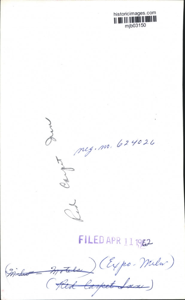 1962 Press Photo Side View of Red Carpet Inn Motel in Milwaukee, Wisconsin