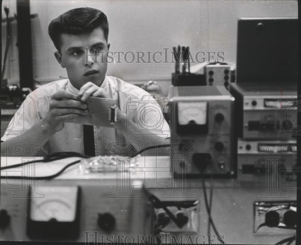 1966 Press Photo Milwaukee Sentinel Young America Week photo of John Lauscher WI- Historic Images