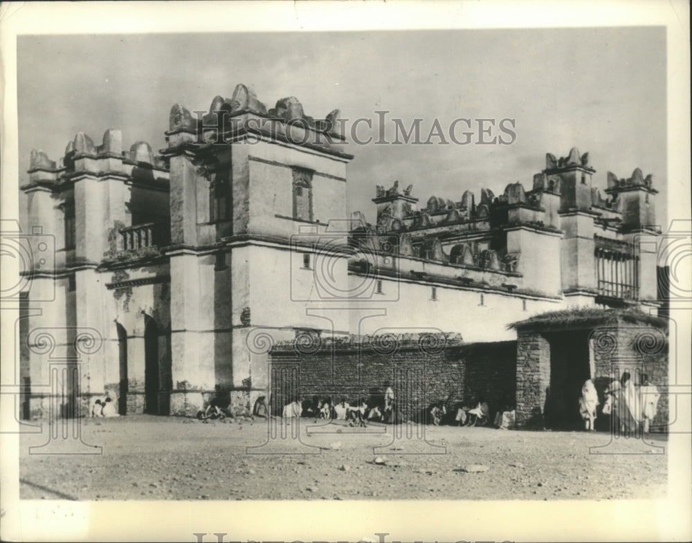 1935 Press Photo Government Palace in Makale, Ethiopia - mjb03691- Historic Images