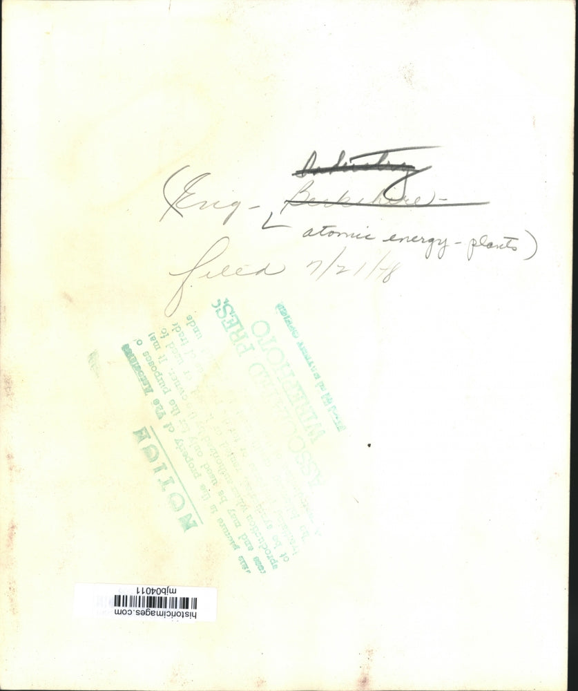 1948 Press Photo Britain's Atomic Research Laboratory, Harwell, Berkshire