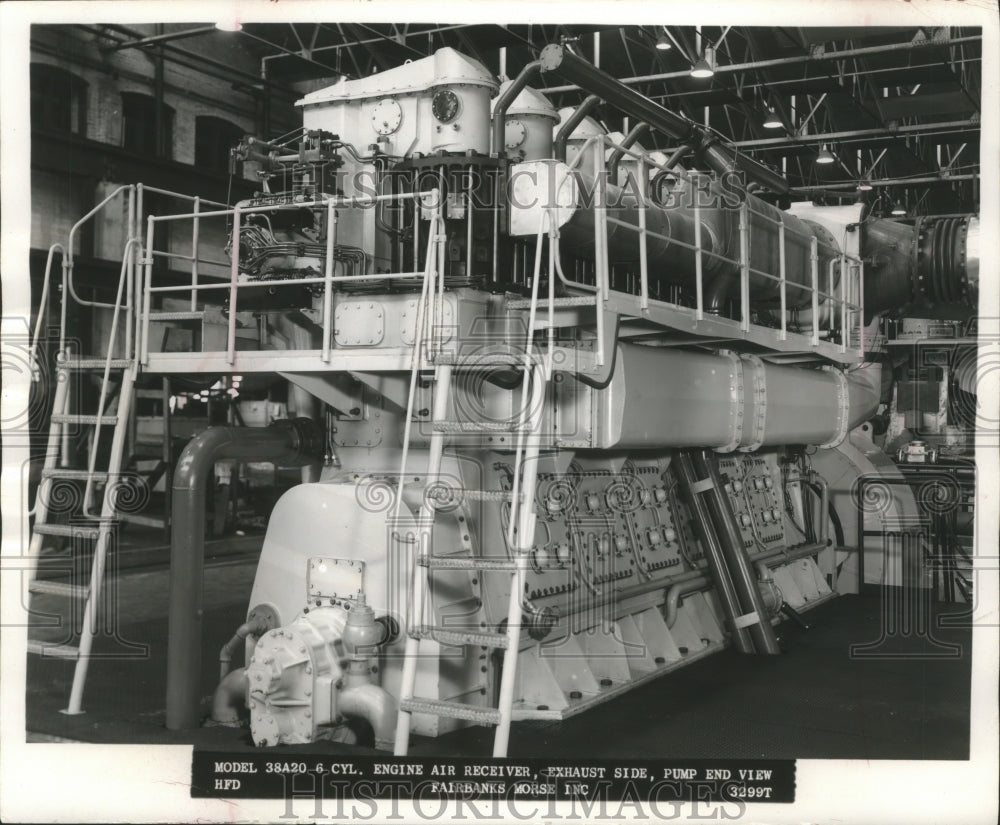 1955 Press Photo 4th generation engine from Fairbanks Morse Beloit, Wisconsin- Historic Images