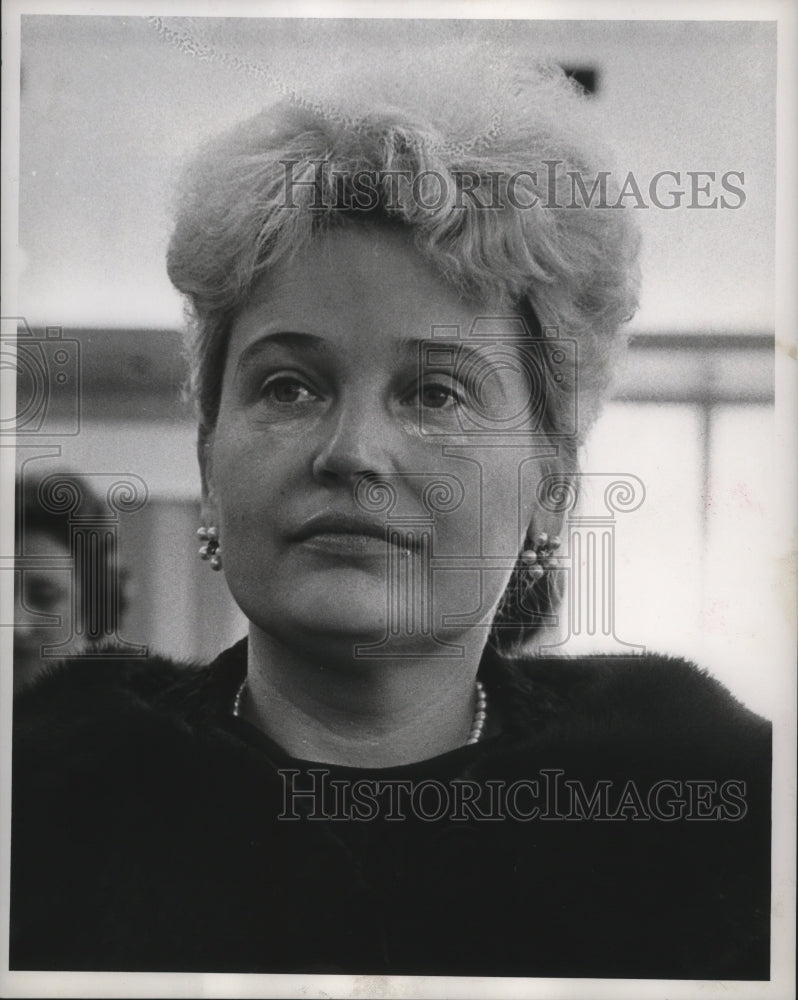 1964 Press Photo Wife of Nikolai Federenko at Governor's Conference in Wisconsin
