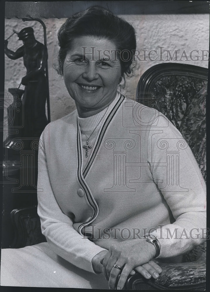 1973 Press Photo Mrs. Byron Liebner, member of Protect Our Women - mjb05825