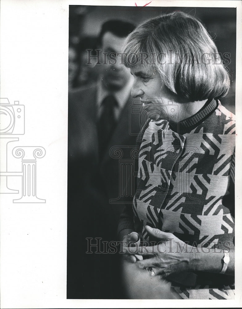 1972 Press Photo Mrs. John Lindsay, wife of the presidential candidate - Historic Images