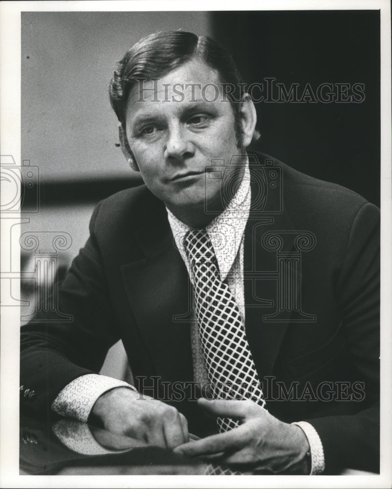 1973 Press Photo Wisconsin Man, Edward A. Lierman Jr., Founded Guilty of Bribing- Historic Images