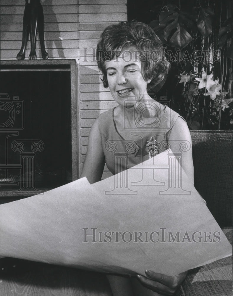 1963 Press Photo Mrs. Wallace Lomoe - mjb06410