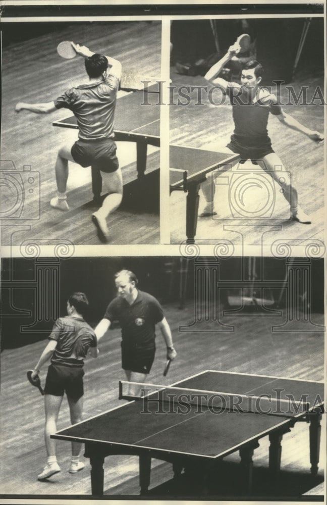 1972 Press Photo China & Canadian table tennis match in Ottawa, Canada
