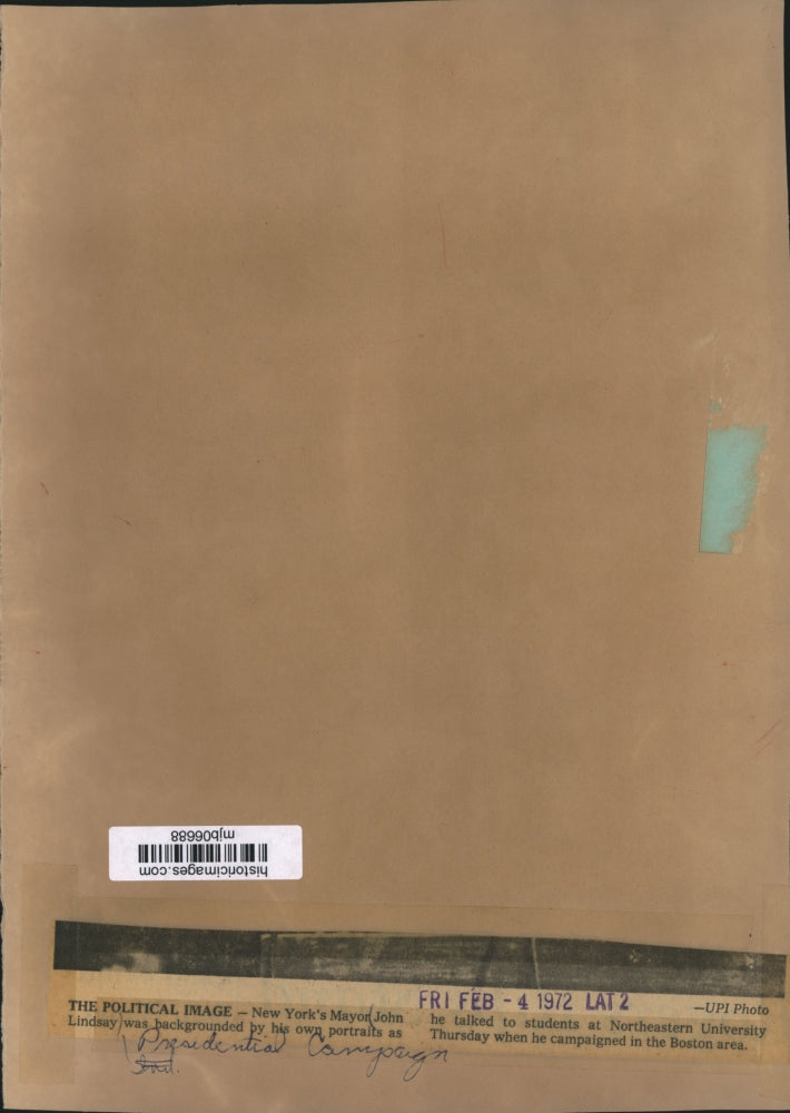 1972 Press Photo New York Mayor John Lindsay talks to Wisconsin students