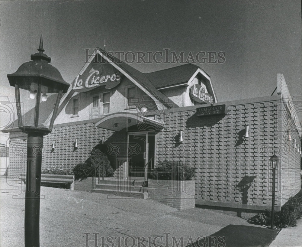 1969 Press Photo Lo Cicero&#39;s Restaurant- Historic Images