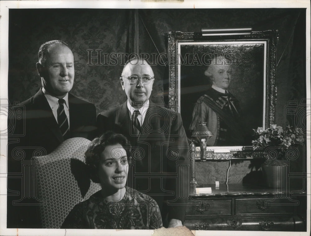 1964 Press Photo J.A. Lloyd Hyde, Arthur Liebman, Mrs. Charles Vevier, Milwaukee