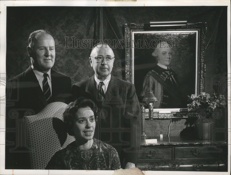 Load image into Gallery viewer, 1964 Press Photo J.A. Lloyd Hyde, Arthur Liebman, Mrs. Charles Vevier, Milwaukee
