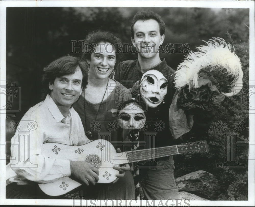 1992 Press Photo Frank Wallace, Nancy Knowles and Steven Yakutis of Live Oak- Historic Images