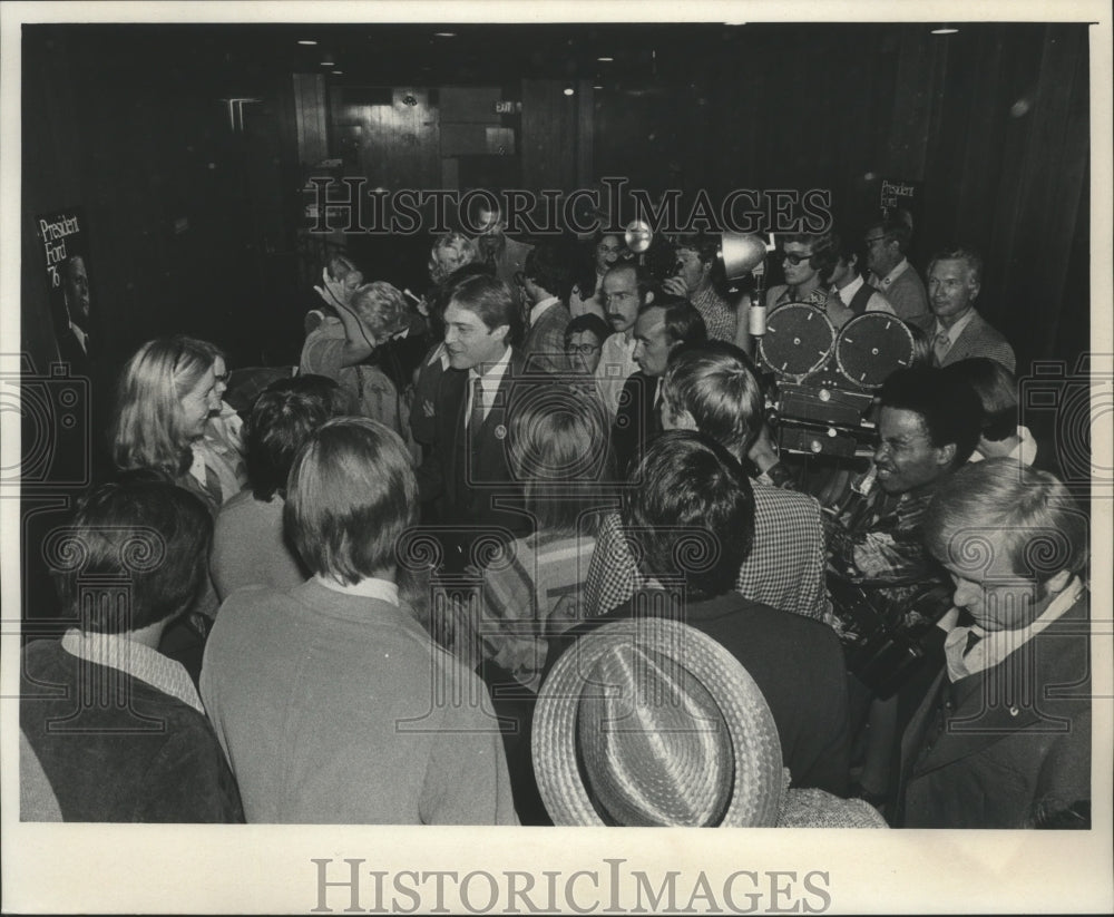 1978 Press Photo President Ford's son Jack Ford opens campaign headquarters