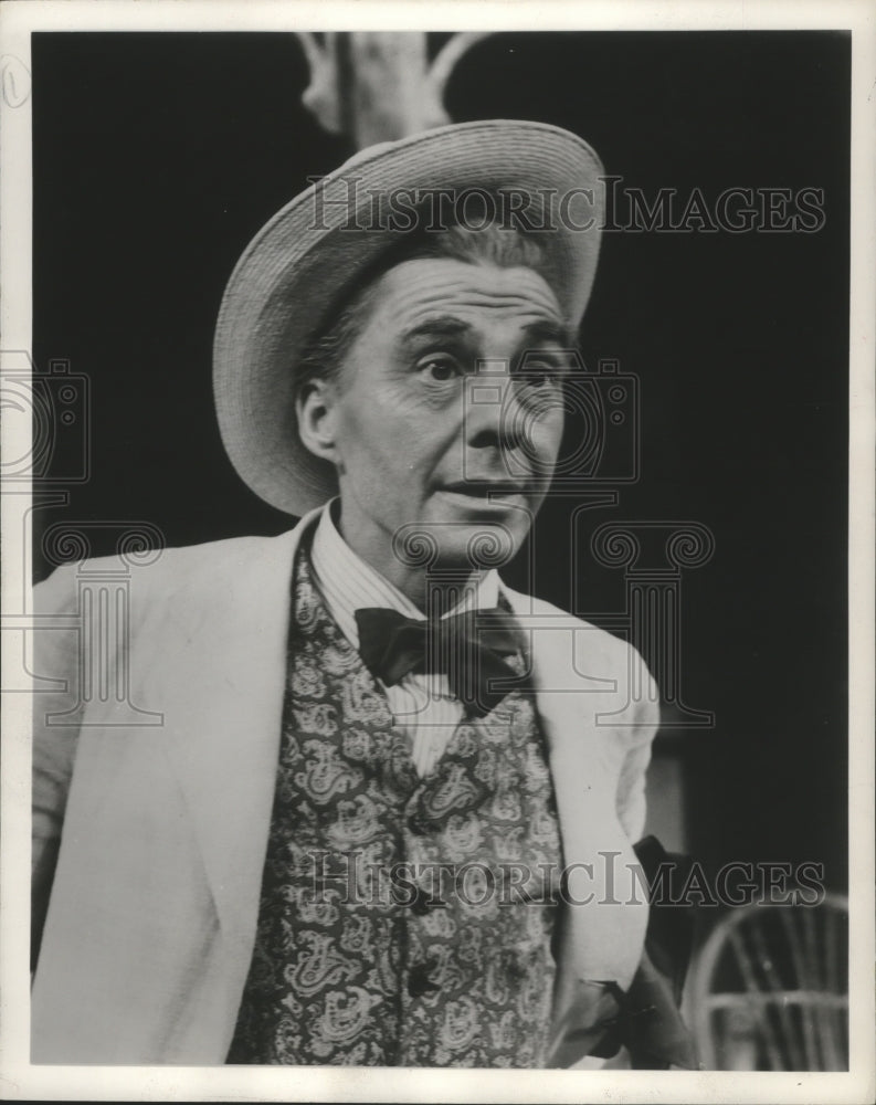 1966 Press Photo David Wayne, in &quot;The Ponder Heart,&quot; as Uncle Daniel Ponder. - Historic Images