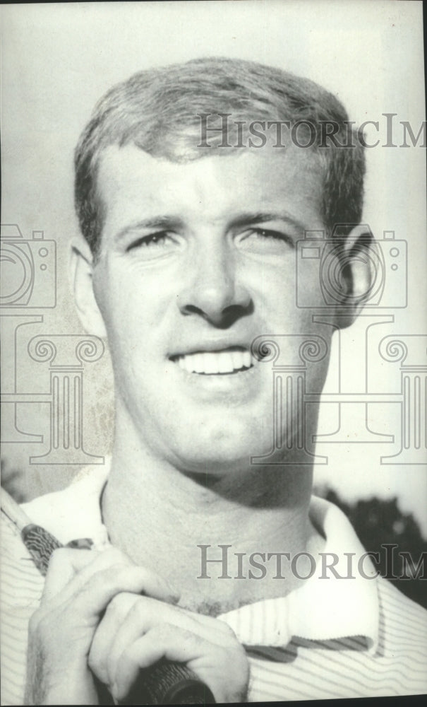 1966 Press Photo Rookie Professional Golfer Tom Weiskopf From Bedford, Ohio- Historic Images