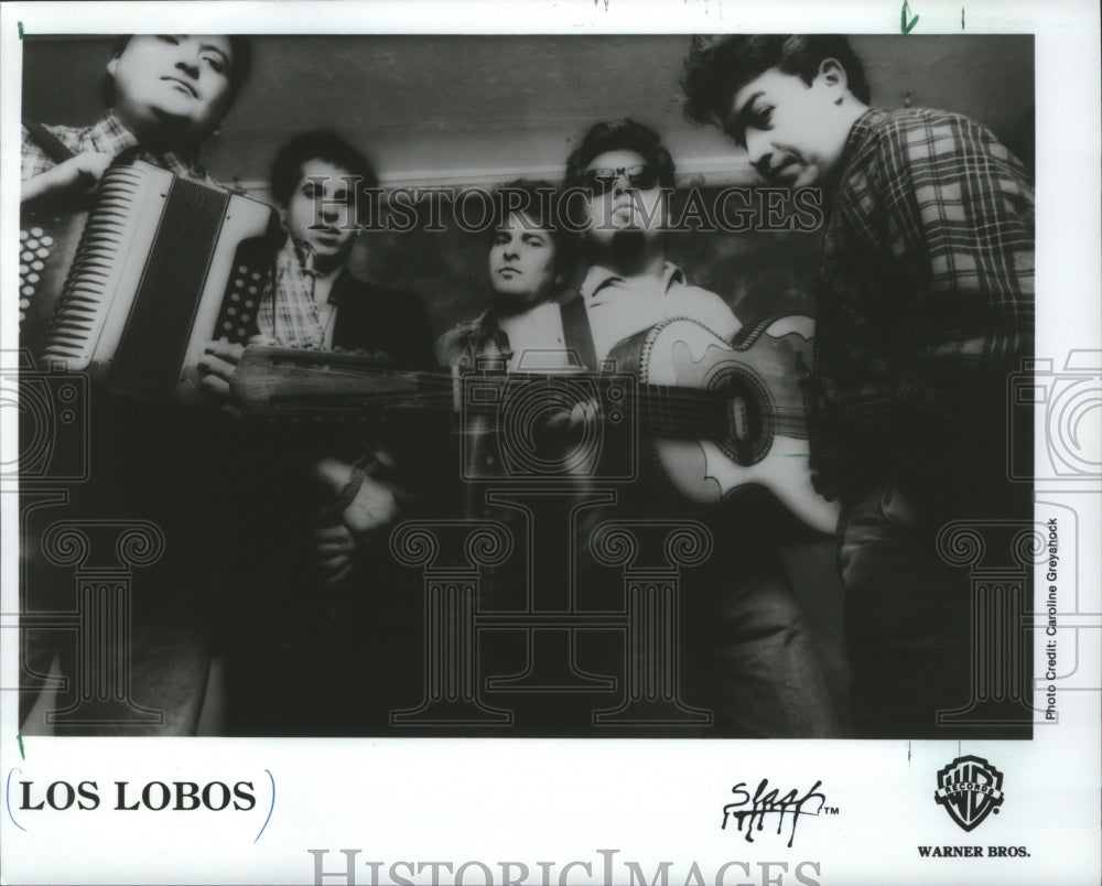 1985 Press Photo Musical group Los Lobos releases new album- Historic Images