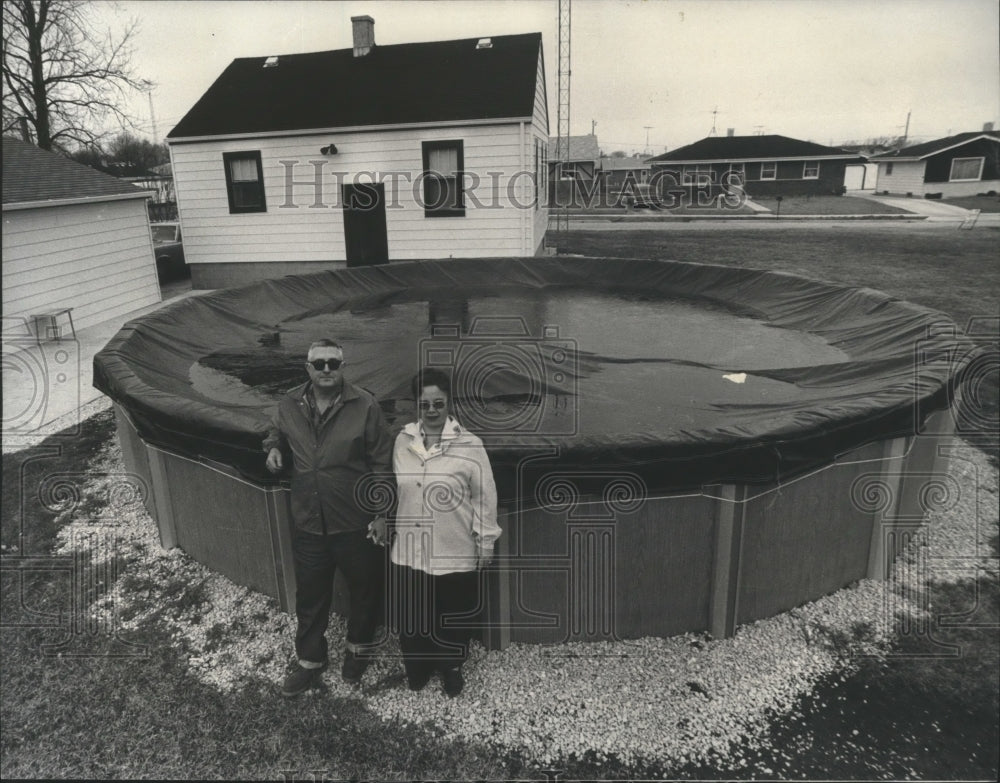 1970 Press Photo Bud and Annie Adams Put Illinois Lottery Winnings to Good Use