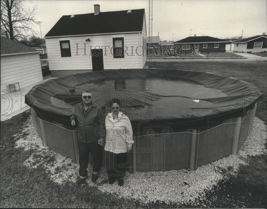 1970 Press Photo Bud and Annie Adams Put Illinois Lottery Winnings to Good Use
