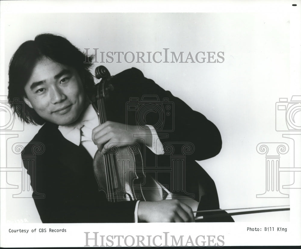 1987 Press Photo Cho-Liang Lin, Violinist.- Historic Images