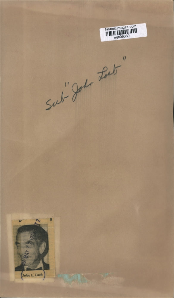 1973 Press Photo John L. Loeb, senior partner, brokerage firm Loeb, Rhodes, & Co